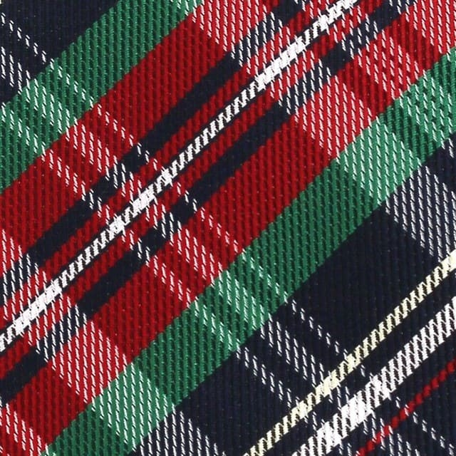 Corbata Estrecha de Cuadros Multicolor