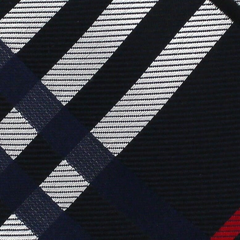 Corbata Estrecha de Cuadros Multicolor
