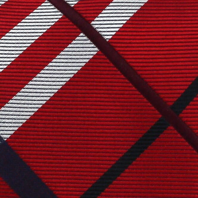 Corbata Estrecha de Cuadros Multicolor