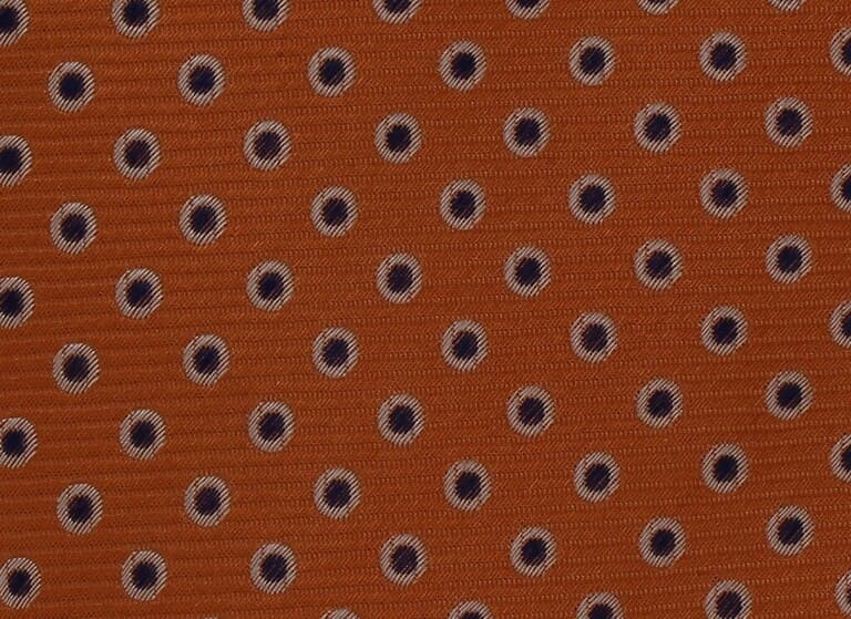 Corbata Lunares Naranja