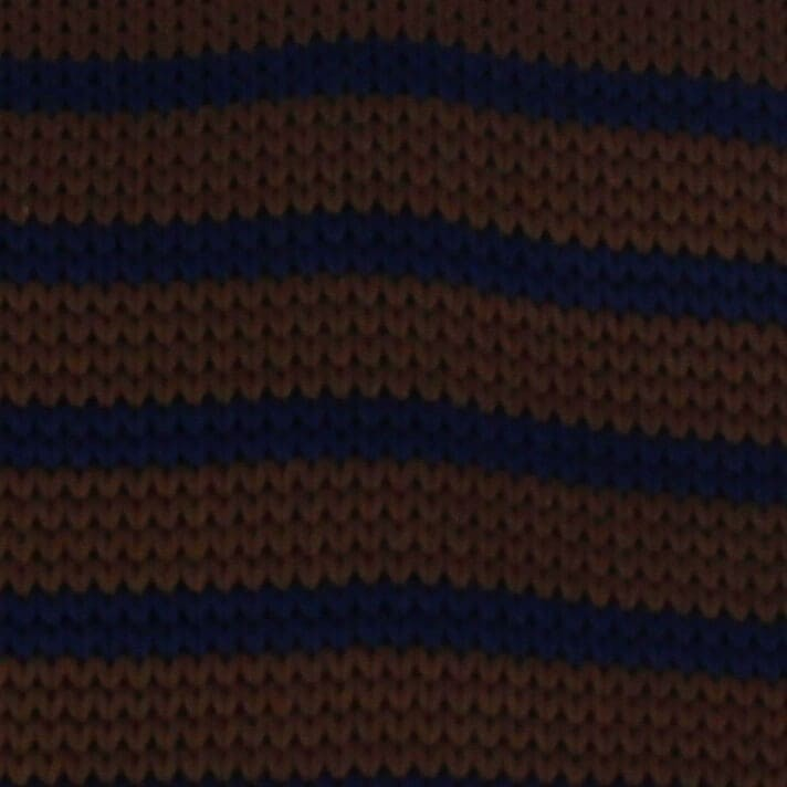Corbata Punto Marrón Rayas Finas
