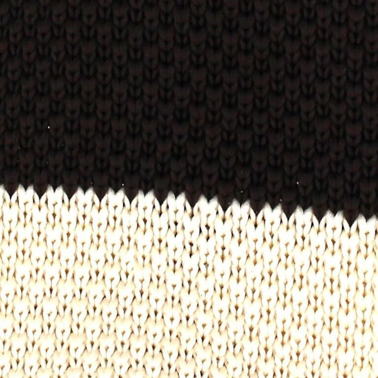 Corbata Punto Rayas Marrón y Beige