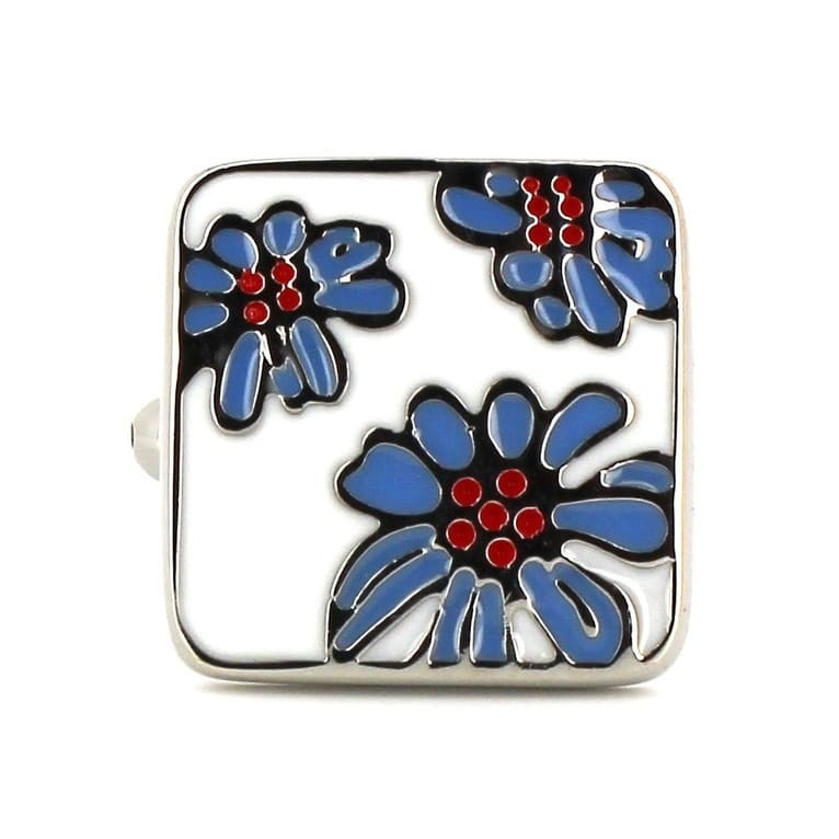 Gemelos Esmaltados Floral V