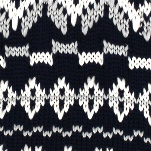 Corbata Punto Azul Estampado Invernal