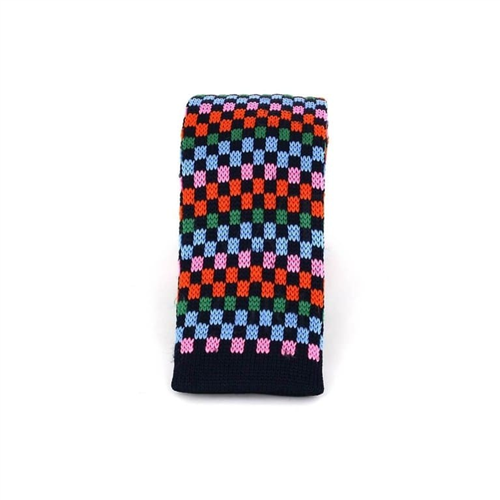 Corbata Punto Cuadros Multicolor