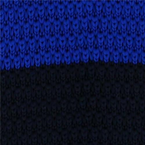Corbata Punto Rayas Azul y Azul Oscuro