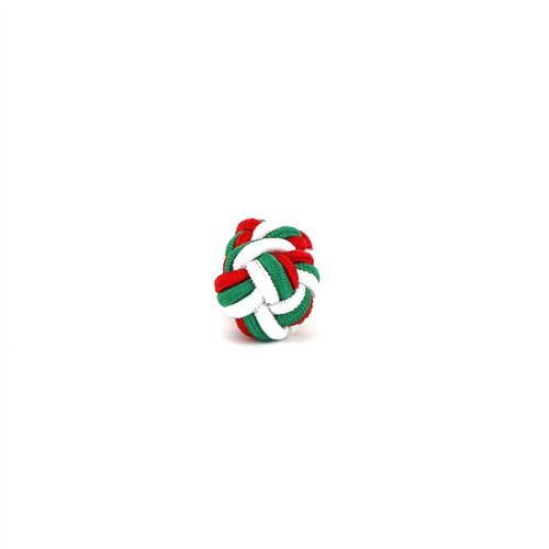 Gemelos Doble Bola Rojo, Verde y Blanco