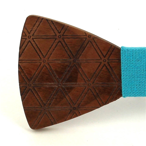 Pajarita Madera Rombos