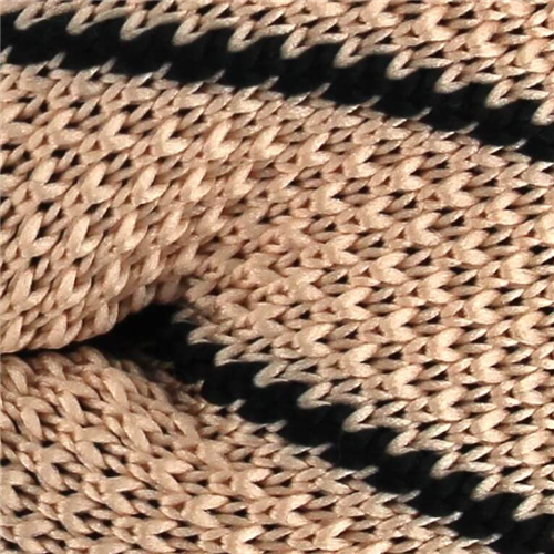 Pajarita Punto Beige Rayas Negras
