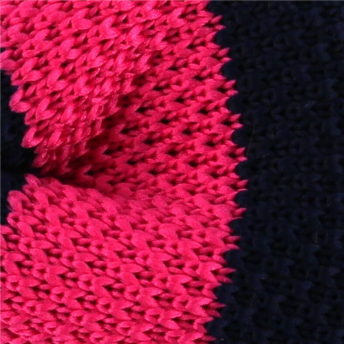 Pajarita Punto Rayas Azul y Rosa