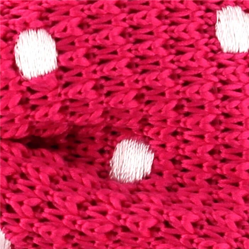 Pajarita Punto Rosa Lunares Blancos