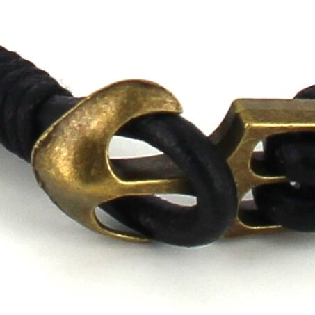 Pulsera Cuero con Ancla