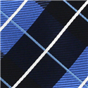 Corbata Estrecha de Cuadros Multicolor
