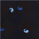 Corbata Estrecha Paisley Marrón