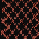 Corbata Punto Estampada Negra y Marrón
