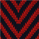 Corbata Punto Rayas Azul Marino y Roja