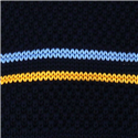 Corbata Punto Rayas Azul Oscuro