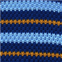 Corbata Punto Rayas Azul y Amarilla