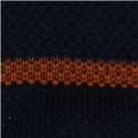 Corbata Punto Rayas Azul y Marrón