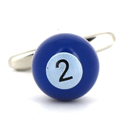 Gemelos Bolas Billar Azul 2