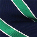 Pajarita Azul Marino Rayas Verdes