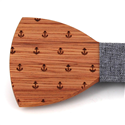 Pajarita Madera Anclas