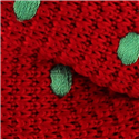 Pajarita Punto Roja Lunares Verdes