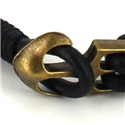 Pulsera Cuero con Ancla