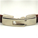 Pulsera Cuero Marrón con Ancla