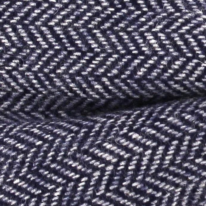 Pajarita Lana Espiga Azul Marino