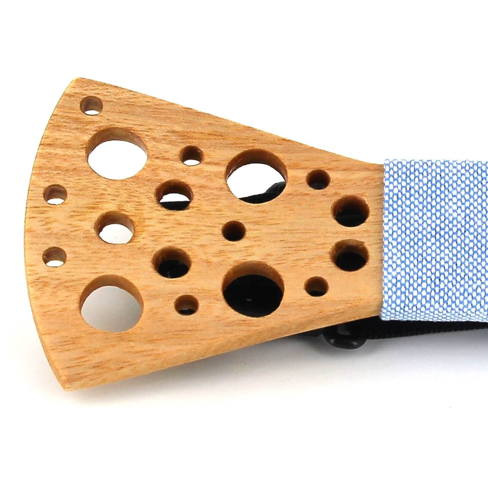 Pajarita Madera Agujeros Pequeños