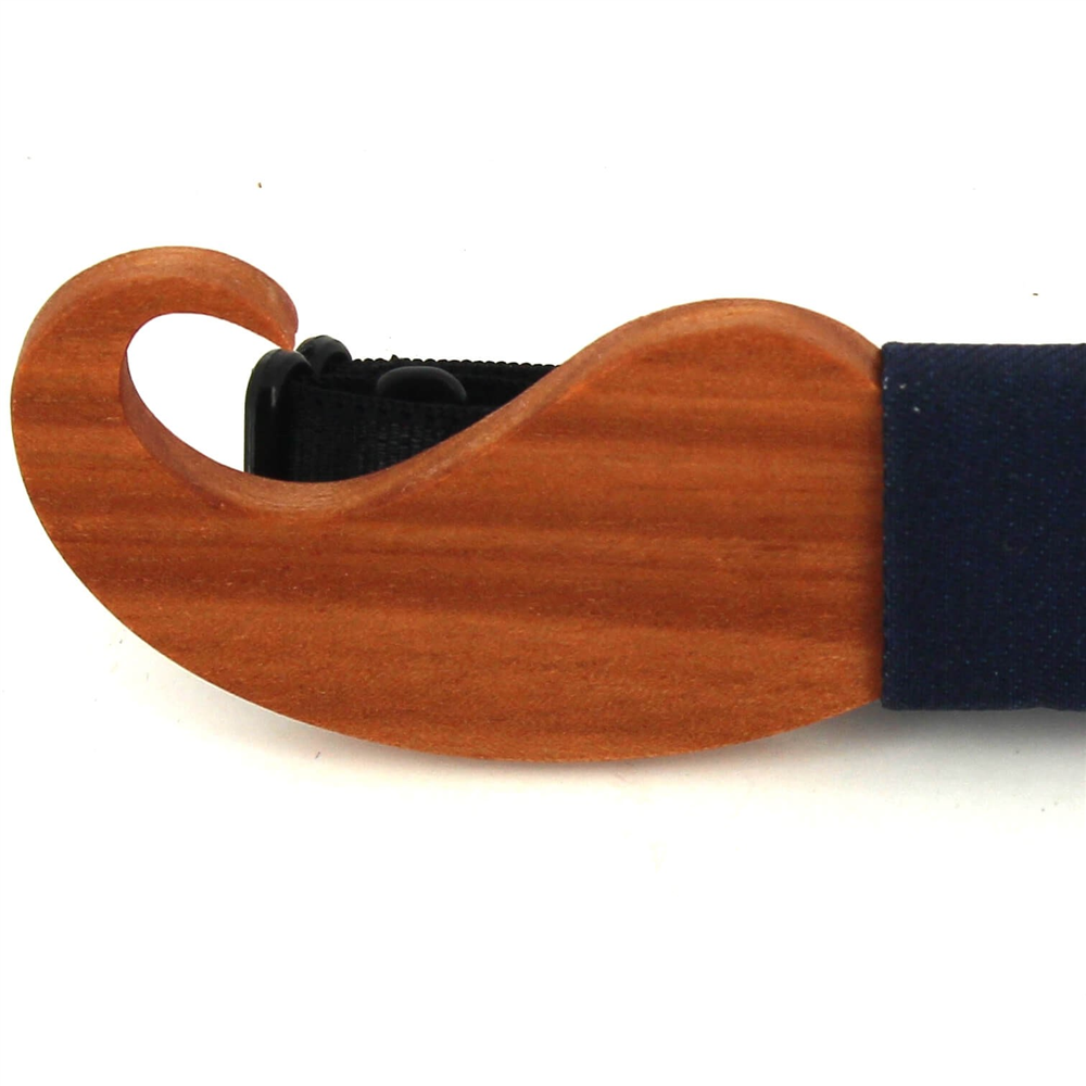 Pajarita Madera Bigote