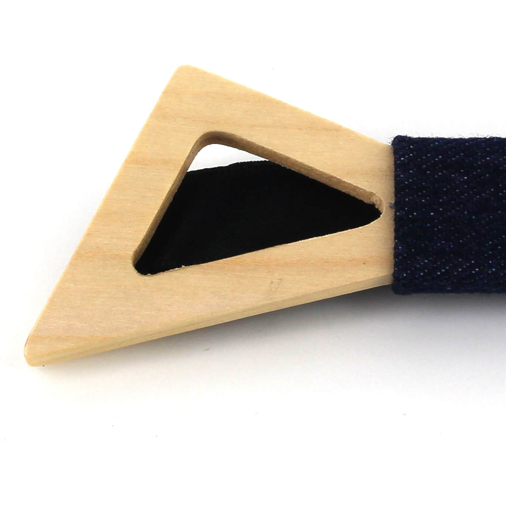 Pajarita Madera Hueca Lazo