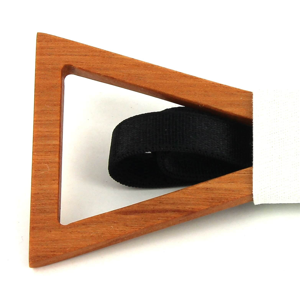 Pajarita Madera Hueca Triángular