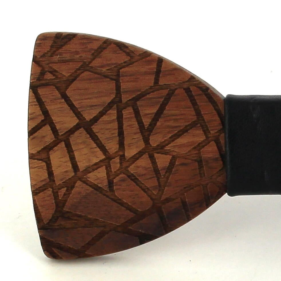 Pajarita Madera Lineas