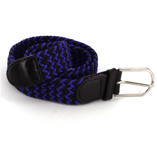 Ceinture élastique violet et marron