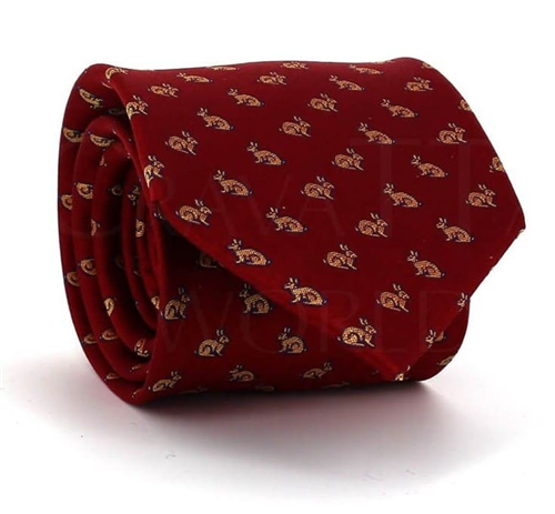 Cravate Lapins Rouge