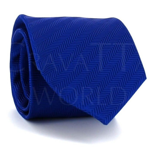 Cravate en Chevrons Bleu Marine