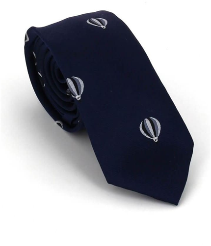 Cravate Étroite Ballons Bleus
