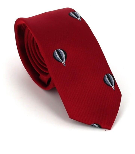 Cravate Étroite Ballons Rouge