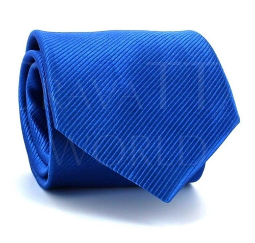 Cravate unie bleue