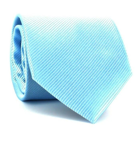 Cravate unie bleu clair
