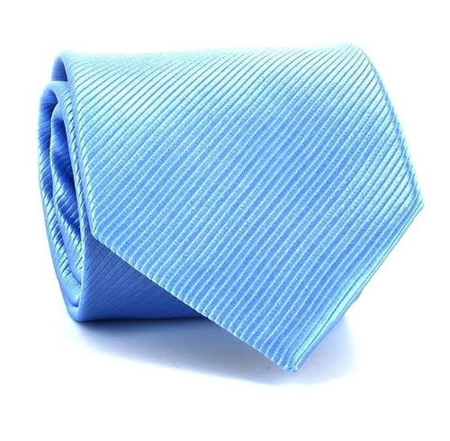 Cravate unie bleu ciel