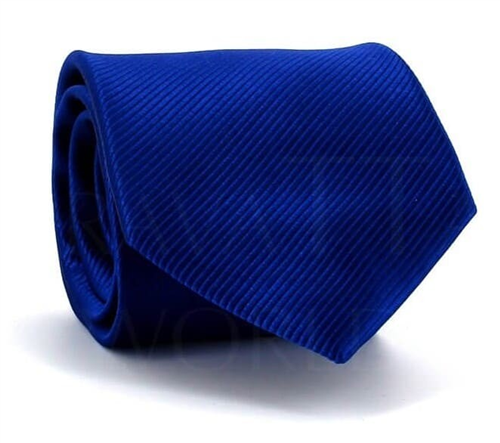 Cravate unie bleu marine