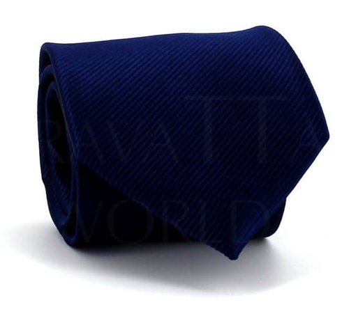 Cravate unie bleu marine