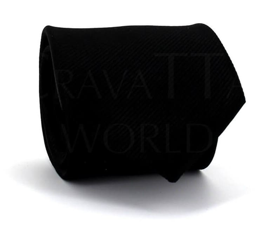 Cravate unie noire