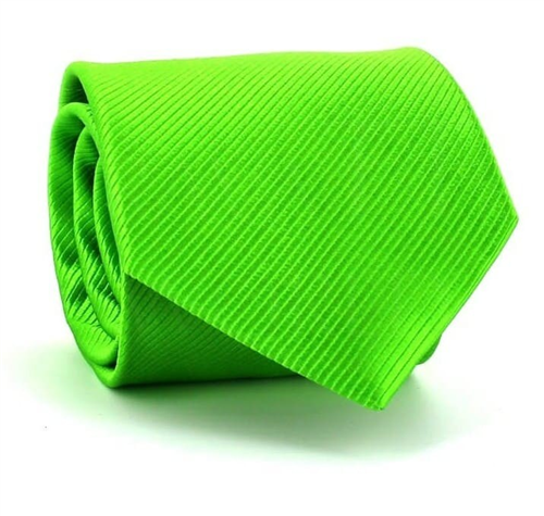 Cravate unie verte