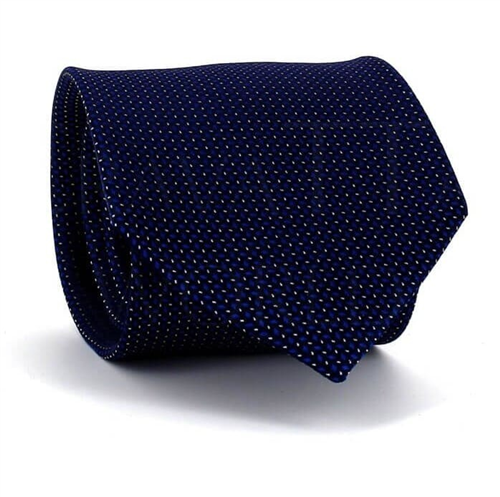 Cravate à pois bleue