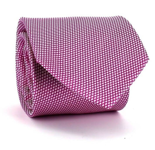 Cravate Œil de Perdrix Fuchsia