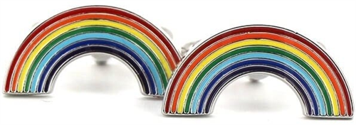 Boutons de Manchettes Arc-en-ciel